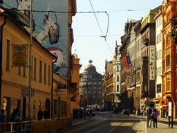 Calle en Praga