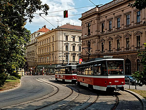 Tranvia calle Brno