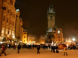 Nieve en Praga