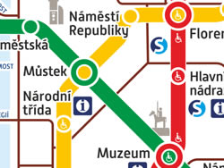 Plano metro Praga